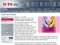 Reiki bei n-tv